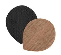 KICHOUSE Lot de 2 Coussinets de Semelle de Chaussure en Pu Antidérapants pour Bottes et Chaussures, Protection Talon Confortable pour Diverses Conditions Météorologiques
