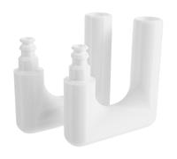 KICHOUSE Lot de 2 raccords pour Tuyau d'arrosage avec Crochet pour Rebord de Seau, Accessoire pour Tuyau de Baril d'eau afin d'éviter Les débordements et de remplir Les réservoirs