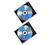 KICHOUSE Lot de 2 Sets de DVD-r Vierges Enregistrables et Imprimables 4,7 Go, Disques D'enregistrement Audio et Musique, avec Boîtiers Cristal, Compatible Graveurs DVD/CD, pour Archivage