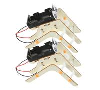 KICHOUSE Lot de 2 Sets de Robots Araignées en Bois à Monter Soi-Même, Jouets Scientifiques Éducatifs 3D pour Garçon et Filles, Matériel D’Expérience Scientifique DIY, Kit Pédagogique