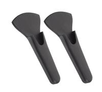 KICHOUSE Lot de 2 Supports Magnétiques pour Ciseaux, Porte-ciseaux Magnétique Noir, Rangement Mural Aimanté pour Réfrigérateur, Organisateur la Cuisine et Bac de Porte du Congélateur,