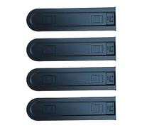 KICHOUSE Lot de 4 fourreaux de Guide-chaîne pour tronçonneuse - Protection en Plastique pour Guide-chaîne - Remplacement pour la Plupart des tronçonneuses de Jardin de 40 cm (16 Pouces)