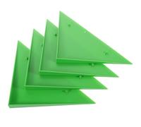 KICHOUSE Lot de 4 Protections D’Angle Triangulaires Vertes en ABS Solide pour Foot Coussins Anti-Rayures Compatibles Tables de Jeux Multijeux Accessoires de Protection D’Angle de Table
