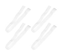 KICHOUSE Lot de 4 Sangles Blanches pour Filet de Volley-Ball Corde en Nylon Résistante aux Intempéries Fixation Centrale Polyvalente pour Compétition et Entraînement en Extérieur