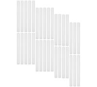 KICHOUSE Lot de 42 Bâtons en Mousse Blanche Flexibles pour Rembourrage Coussin Canapé, Bloqueur D'espace Antidérapant pour Protection et Fixation Housse de Canapé