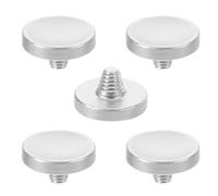 KICHOUSE Lot de 5 Boutons de déclenchement Souples pour appareils Photo Reflex numériques argentiques, à Visser, Forme concave antidérapante pour Une Prise en Main Confortable.