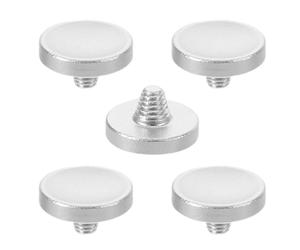 KICHOUSE Lot de 5 Boutons de déclenchement Souples pour appareils Photo Reflex numériques argentiques, à Visser, Forme concave antidérapante pour Une Prise en Main Confortable.