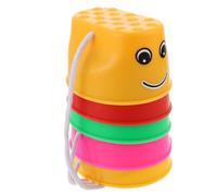 KICHOUSE Lot de 5 Échasses D'entraînement en Plastique pour Garçon et Filles, Chaussures D'équilibre Épaisses, Légères et Robustes, Jeu Sportif Extérieur pour Développement Concentration