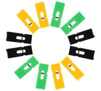 KICHOUSE Lot de 60 Shunts Court-Circuit 254 MM en Plastique Noir Jaune et Vert Bonnet Ouvert et Fermé pour Connecteurs de Circuits Imprimés Compatible Disques Durs et Lecteurs CD/DVD