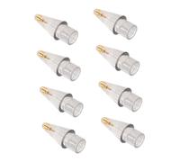 KICHOUSE Lot de 8 Pointes de Rechange pour Stylet - Compatibles avec l'Apple Pencil 1/2, pour téléphone et Tablette, Transparentes