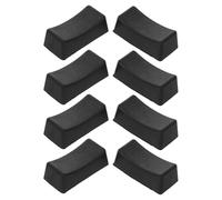 KICHOUSE Lot de 8 Supports de Vérin Hydraulique en Caoutchouc pour Chariot Élévateur Bloc de Levage Réglable Patin de Montage Robuste Accessoire Compatible Multi-Modèles pour