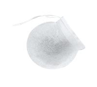 KICHOUSE Lot De Sachets De Filtre à Thé Ronds 7,5 Cm En Papier Pulpe De Bois Blanc Jetables Pour Thé En Vrac Infusion Maison La Cuisine 100 Pièces