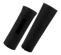 KICHOUSE Manchon en Silicone Antichoc pour Poignée de Micro sans Fil 2pcs Housse de Protection Amortissante Accessoire Microphone Usage Ktv