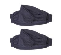 KICHOUSE Manchons de Protection Avant-bras en Denim Épais à Double Couche, Ajustement et Couverture Maximale pour Chantier et Soudure, Lot de 2 Paires Résistantes à L'usure