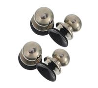 KICHOUSE Manettes de Jeu Tactiles pour Téléphone et Tablette Boutons de Manette Argentés Petits 2 Paires Accessoires de Jeu Portables pour Tir et Contrôle Rapide