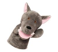 KICHOUSE Marionnette à Main Loup Peluche pour Contes Interactifs Doux Stimulant Imagination et Communication Garçon Fille-Adulte