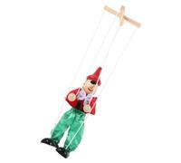 KICHOUSE Marionnette À Tirer en Bois 24Cm Jouet Interactif pour Enfants Théâtre Créatif Et Collection