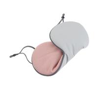 KICHOUSE Masque Yeux Double Face en Soie Lavable Bandeau Ergonomique, Masque Occultant pour Sommeil Profond et Récupération Oculaire