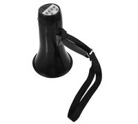 KICHOUSE Mégaphone Portable 25W Léger Noir Haut-Parleur et Enregistrement 240 Secondes, Adapté aux Événements Sportifs, Secours en Cas de Catastrophe et Pom-Pom, Nécessite 4 Piles AA