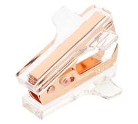 KICHOUSE Mini Arrache-agrafes en Métal Rose Doré, Outil D'extraction Manuel Compact pour Bureau et Maison, Fourniture de Bureau Pratique pour Retirer Agrafes Facilement Effort