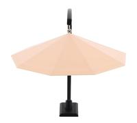 KICHOUSE Mini Parasol d'Extérieur pour Maison de Poupée Parasol de Jardin Miniature en Plastique Robuste Couleur Beige Modèle Grand Format pour Décoration de Terrasse Balcon et Jardin