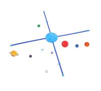 KICHOUSE Mobile Système Solaire Suspendu 3D en Plastique Robuste Kit Éducatif DIY 8 Planètes Suspendues Scientifique D’éveil pour Garçon et Filles et Décoration Chambre Garçon Fille