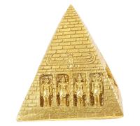 KICHOUSE Modèle Décoration Délicate de Pyramide Décorative Égyptienne en Résine Or Effet Décoratif Polyvalent pour Centre de Table et Décoration de Chambre