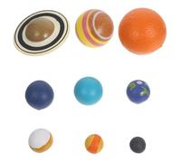 KICHOUSE Modèle Planétaire du Système Solaire 9 Pièces Réaliste pour Garçon et Filles, Cosmologique Éducatif Planètes Éclatantes, Simulation des Planètes du Cosmos, pour Apprentissage