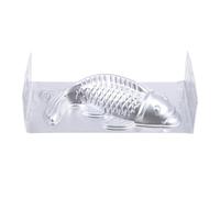 KICHOUSE Moule à Gâteaux Accessoire de Créatif en Aluminium de Riz Forme Carpe Argenté Facile à Nettoyer et Gain de Cuisine Maison