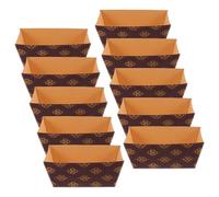 KICHOUSE Moule à Mini-Cakes en Papier Résistant à l'huile Lot de 25 9.5 X 5.5 X 4 CM pour Mariages et Fêtes Prénatales