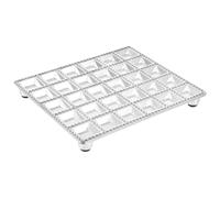 KICHOUSE Moule à Ravioli Alliage Aluminium Compartiments Presse Pâte Léger et Facile à Nettoyer pour Cuisine Familiale Outil Pratique pour Fabriquer Boulettes et Raviolis Rapidement