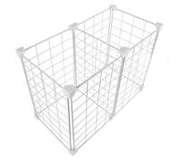KICHOUSE Organisateur Congélateur 16.5X12.4X8.5 Pouces Panier Métallique Rangement Vertical Optimisation Espace pour Fruits de Mer