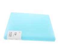 KICHOUSE Organisateur de Documents Transparent Dossier à Poche Multiple avec Pages pour Stockage Classification des Fichiers Pratique et pour Bureau