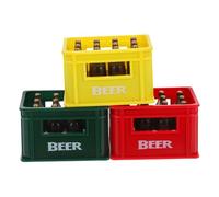KICHOUSE Ouvre-boîte de Camping Magnétique Portable 3pcs avec Aimants pour Réfrigérateur, Ouvre-bouteille Amusant et Décoratif en Plastique et Métal, pour Fête Bière