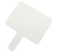 KICHOUSE Pagaie Effaçable à Sec Double Face Portative pour Salle de oins Arrondis, Tableau Blanc Simple Design pour Réponses et Classement des Élèves