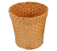 KICHOUSE Panier de Rangement en Papier Tissé Chic et Multi-usage, Facile à Déplacer, pour Bureau et Salon, Design Créatif et Élégant Couleur Kaki Couleur Aléatoire