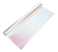 KICHOUSE Papier D'emballage Cellophane Décoratif Irisé pour Bouquets et Présents de Noël, Rouleau 1 Pièce, Découpe Facile pour Mariage ou Saint-valentin