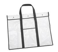 KICHOUSE Paquet pour Planche à Dessin Grosse Taille PVC Transparent, Paquet De Rangement pour Affiches Et Matériel d'art, Poignée Renforcée, Porte-Outils De Peinture pour Artistes