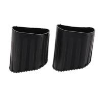 KICHOUSE Patins en Caoutchouc Antidérapants Lot de 4 25X43 MM pour Pieds d'Échelle Télescopique et Escabeau, Accessoires pour Usage Domestique et Professionnel