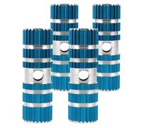 KICHOUSE Pédales Cylindriques et Alliage D'aluminium Lot de 2 Paires Bleu, Robustes et Faciles à Installer pour Vélo VTT Adaptées pour Amis Cyclistes et Famille Famille
