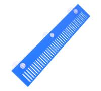 KICHOUSE Peigne de Débordement pour Aquarium Bleu en Abs avec Ventouse, Cloison de Séparation pour Poissons et Crevettes, Installation Facile pour Aquarium Décoratif