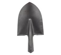 KICHOUSE Pelle Pointue Taille 28,5x20,5x15 Cm en Acier Manganèse Finition Sablée, Outil de Jardinage Anti-dérapant pour Creuser Facilement Le Sol et Cultiver Les Légumes