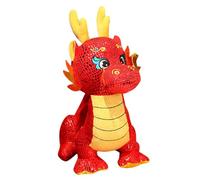 KICHOUSE Peluche Dragon Mascotte de an Chinois Doudou pour Décorations et Festifs
