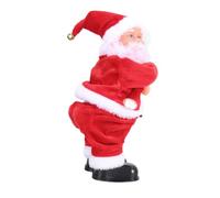 KICHOUSE Père Noël Électrique Dansant et Chantant Musical Interactif pour Garçon et Filles Décoration Festive Animée sans Pile Couleur Vive Ambiance Joyeuse pour Noël