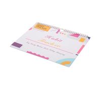 KICHOUSE Planificateur Apprentissage Anglais sans Date Habitudes Journal de Planification Polyvalent pour Objectifs et Routines