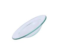 KICHOUSE Plaque en Verre pour Brûleur de Cire Parfumée 10 CM, Bol de Remplacement pour Chauffe-Cire et Diffuseur d'Aromathérapie