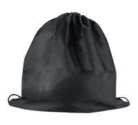 KICHOUSE Pochette de Rangement Élégante pour Casque de Ski et Vélo en Polyester Noir à Cordon, Protège Les Rayures, Facile à Suspendre pour Stocker Le Casque
