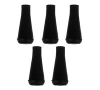 KICHOUSE Pointes de Flèches en Caoutchouc 6mm, Lot de 5 Pièces