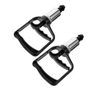 KICHOUSE Pompe Manuelle à Ventouses 2pcs en Plastique Résistante à L'usure pour Soulagement des Douleurs, Outil de Massage Portable Adapté pour Salon et Usage à Domicile