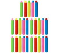 KICHOUSE Porte-craies Plusieurs styles en Plastique Colorés Lot de 25 pour Enseignants, Protège la Craie, Évite la Casse Pince à Craie Pratique et Simple Usage Bureau et Plusieurs styles